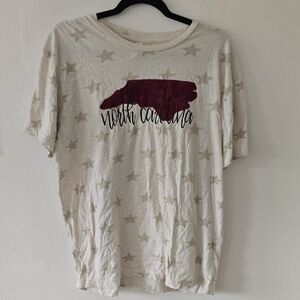 North Carolina Star Print T-Shirt